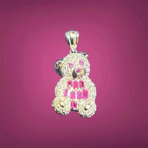 Silver Teady Bear